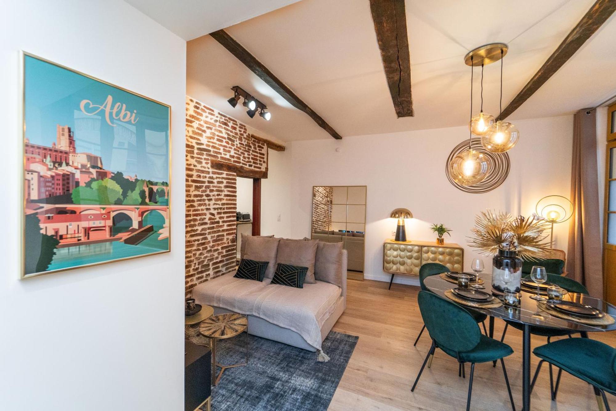 Appartement Typique Hyper Centre Albi - Neuf Premium - Parking Gratuit Exterior photo